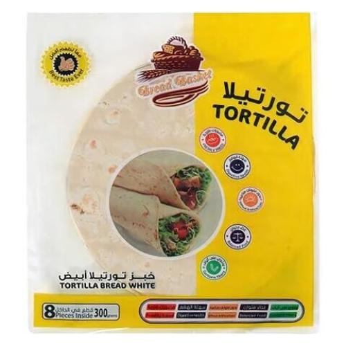تورتيلا خـبز رقـائق التـورتيـلا أبيض 8 قطع × 300 ج...