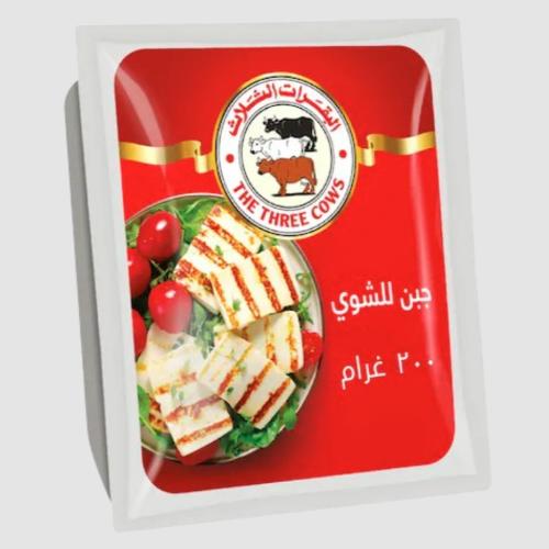 جبن حلومي للشوي البقرات الثلاث 200جم