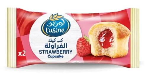 لوزين كب كيك الفراولة 60g