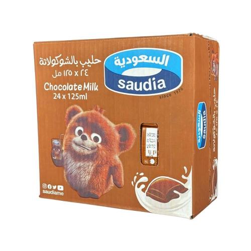 حليب بالشوكولاتة السعودية 24*125 مل