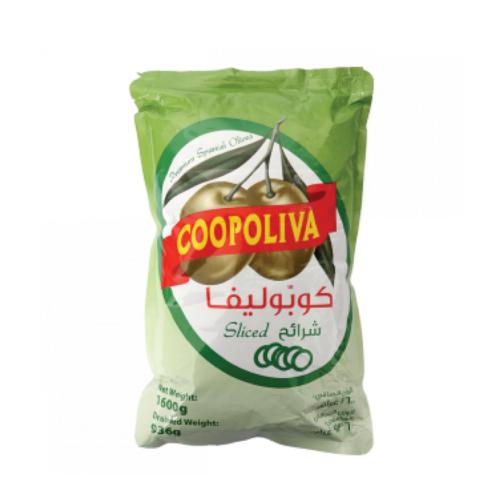 زيتون كوبوليفا اخضر شرائح كيس 936جم