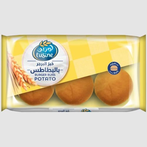 لوزين خبز البرجر بالبطاطس 400جم