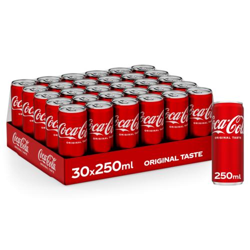 كرتون علب مشروب غازي عادي سعة 250 مل مكونة من 30 ق...