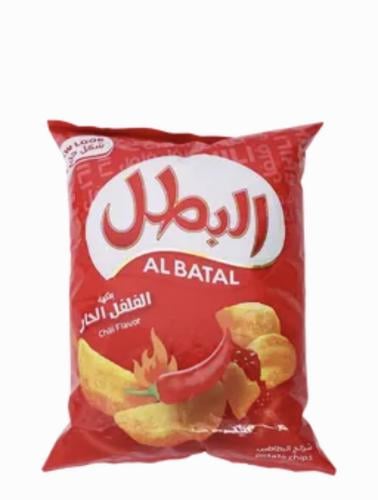 البطل رقائق بطاطس بالفلفل الحار 23g