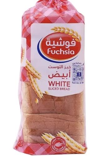 White toast bread fuchsia