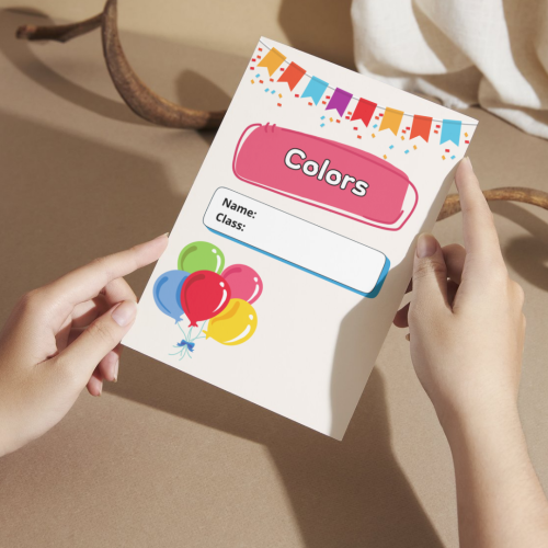 مطوية انجليزي colors (الألوان ) - أولى