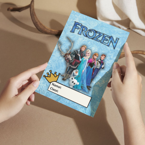 مطوية انجليزي My favorite movie iS Frozen - سادس