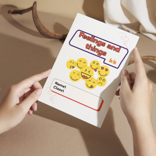 مطوية English Feelings and things - أولى