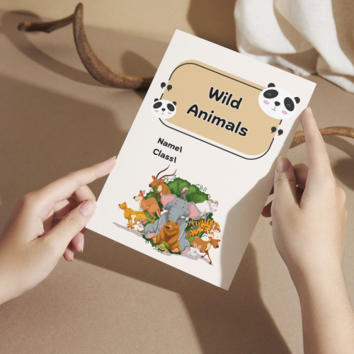 مطوية English Wild Animals - ثاني