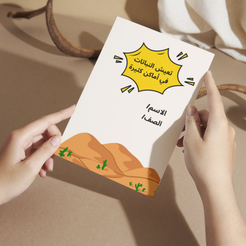 مطوية العلوم تعيش النباتات في أماكن كثيرة - أولى