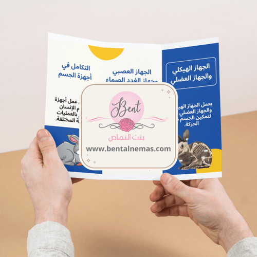 مطوية العلوم الحركة والإحساس - سادس