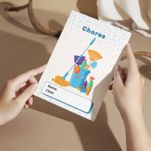 مطوية انجليزي Chores - خامس