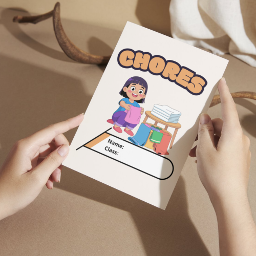 مطوية انجليزي chores - رابع