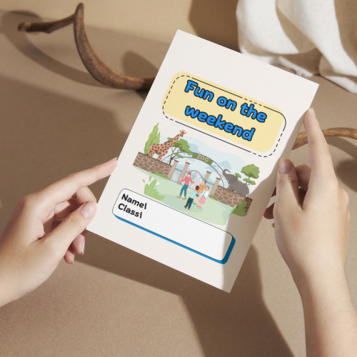 مطوية English Fun on the weekend - ثالث