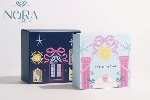 توزيعات العيد صابون و شمعة - 12 حبة