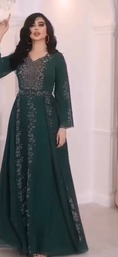 جلابيه افنان الأخضر