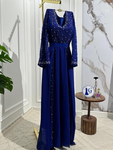 جلابيه ازرق لول