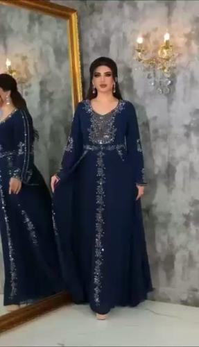 فتون. الخامه شيفون جورجيت شك يدوي