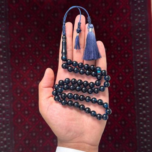 مسباح بكلايت ازرق شفاف