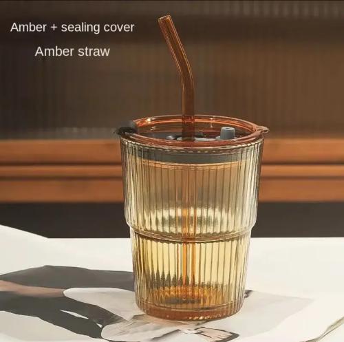 غطاء قهوه زجاجي