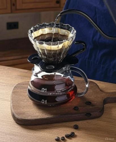 محموعة V60، فلاتر+قمع+إناء