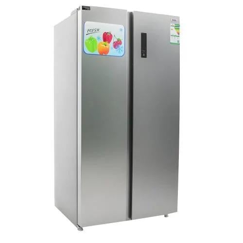 ثلاجة بيسك بابين جانبيه ستانلس (انفرتر)20.5قدم