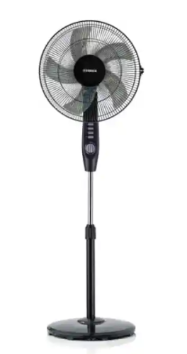 مروحة فيشر ستاند 5 شفرات 3 سرعات مع تايمر