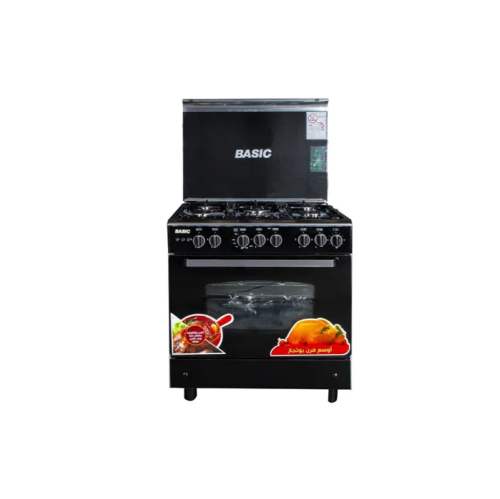 فرن بيسك استيل امان كامل 5 شعلة (80*60)