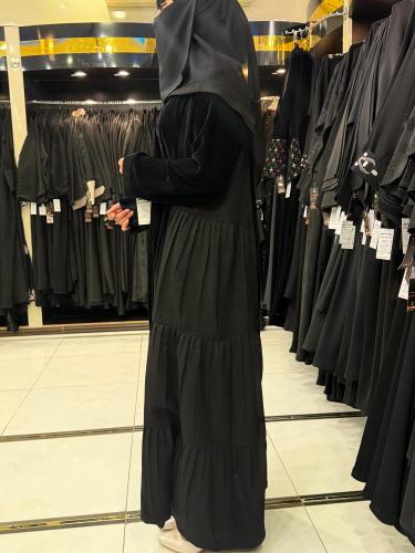 عباية مخمل كسرات