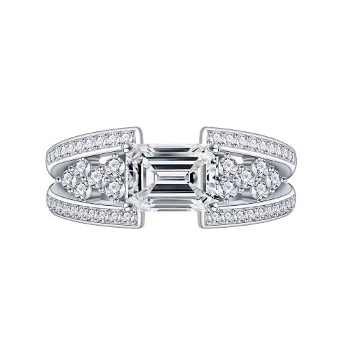 خاتم موزونايت مسبق الدفع 2ct Vintage muse