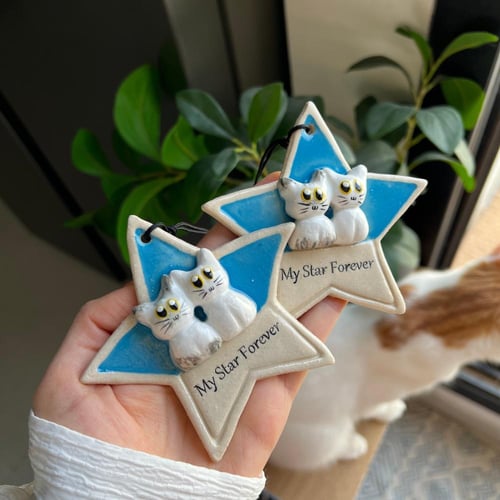 قابل للتخصيص تعليقة سيارة ⭐️( انا وانت) - ميدالية...