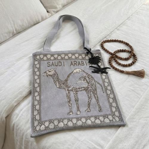 TOTE BAG - الهوية السعودية - أزرق فاتح