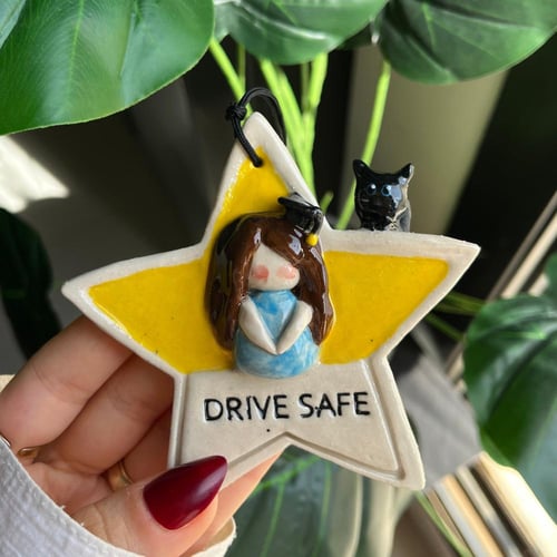 قابل للتخصيص تعليقة سيارة ⭐️( انا وانت) - ميدالية...