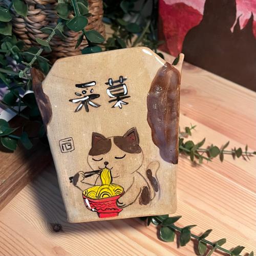 وعاء بوكس النودلز البني