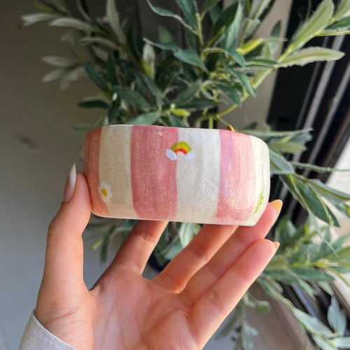 وعاء ماتشا القطة السعيدة