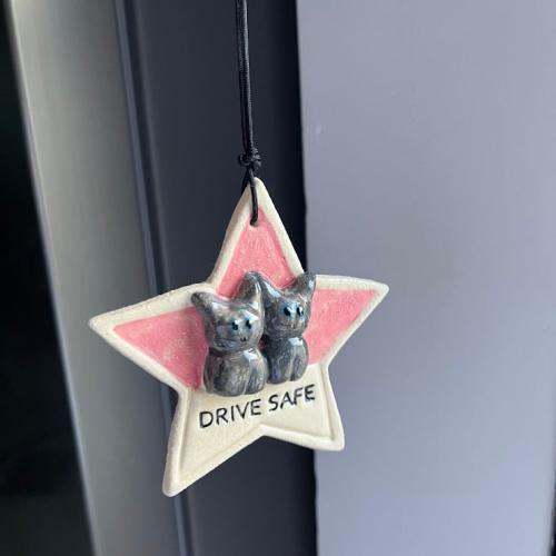 تعليقة سيارة شهر اكتوبر النجمة ( شحن فوري)