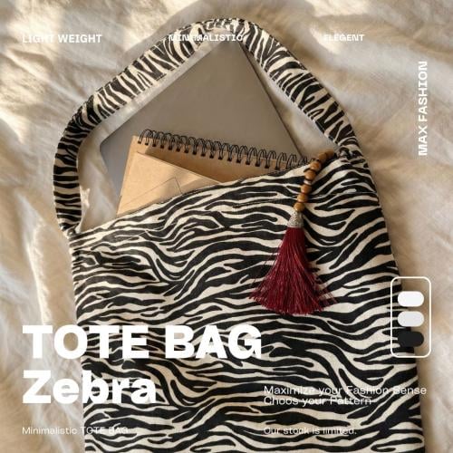 TOTE BAG الزيبرا