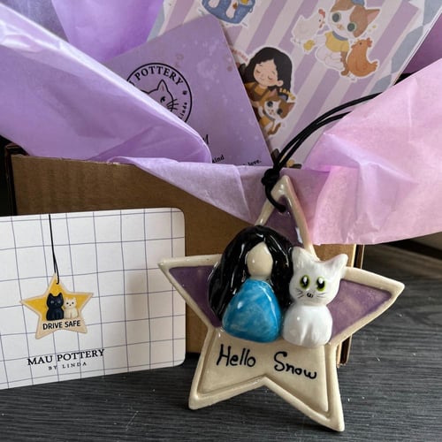 قابل للتخصيص تعليقة سيارة ⭐️( انا وانت) - ميدالية...