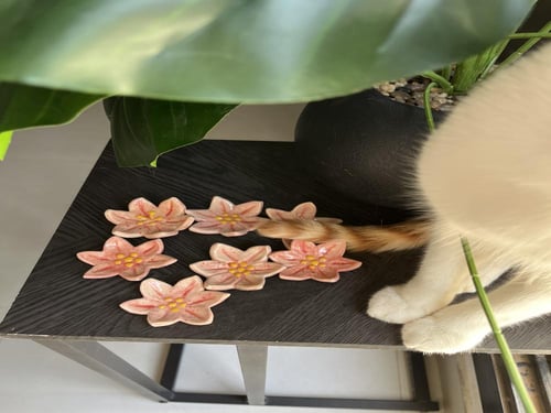 احجار التوتر او صحن للخواتم زهرة الليلي