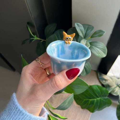 كوب قهوة سعودية -اسبريسو - او حامل للوسك يصمَّم حس...