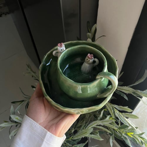 كوب القطة ليلي