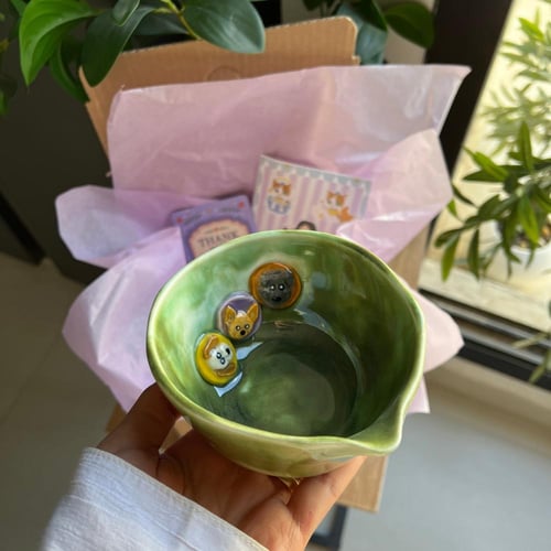 وعاء ماتشا محبين الكلاب#2