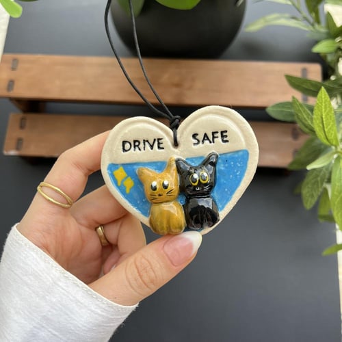 قابل للتخصيص تعليقة سيارة ♥️ ( انا وانت) - ميدالية...