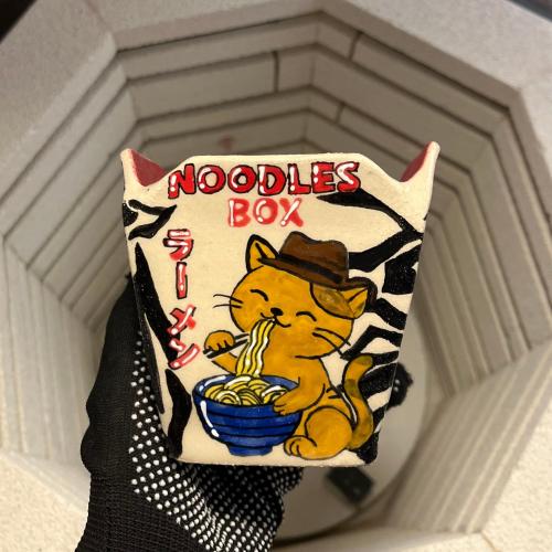 Noodles box The zebra Cat