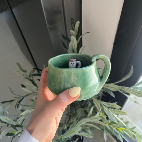 كوب القطة ليلي