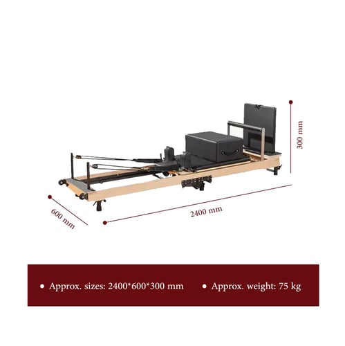 Foldable Maple Reformer with Adjust height - Home-...
