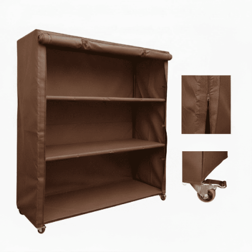 دولاب تخزين متنقل لون بني