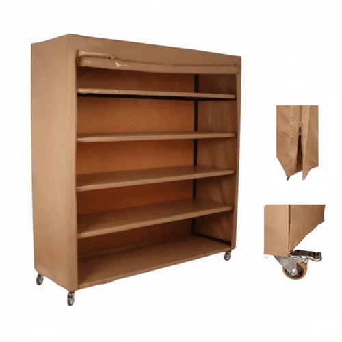 دولاب تخزين متنقل لون بيج