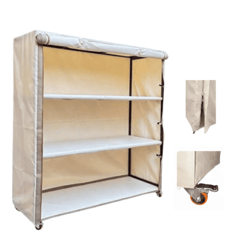 دولاب تخزين متنقل لون سكري