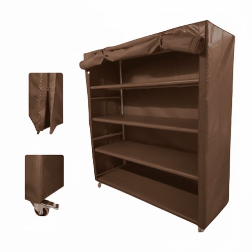 دولاب تخزين متنقل لون بني